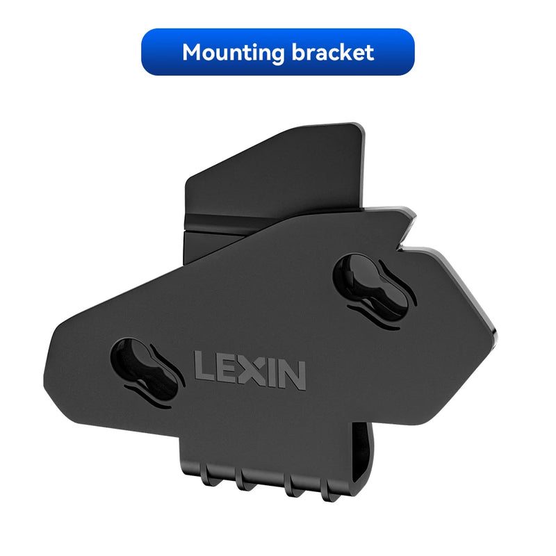 Lexin Headphone Accessories for Lexin G2 Bluetooth Helmet Interphone Intercom Headphone Jack Plug&Mount Bracket Set