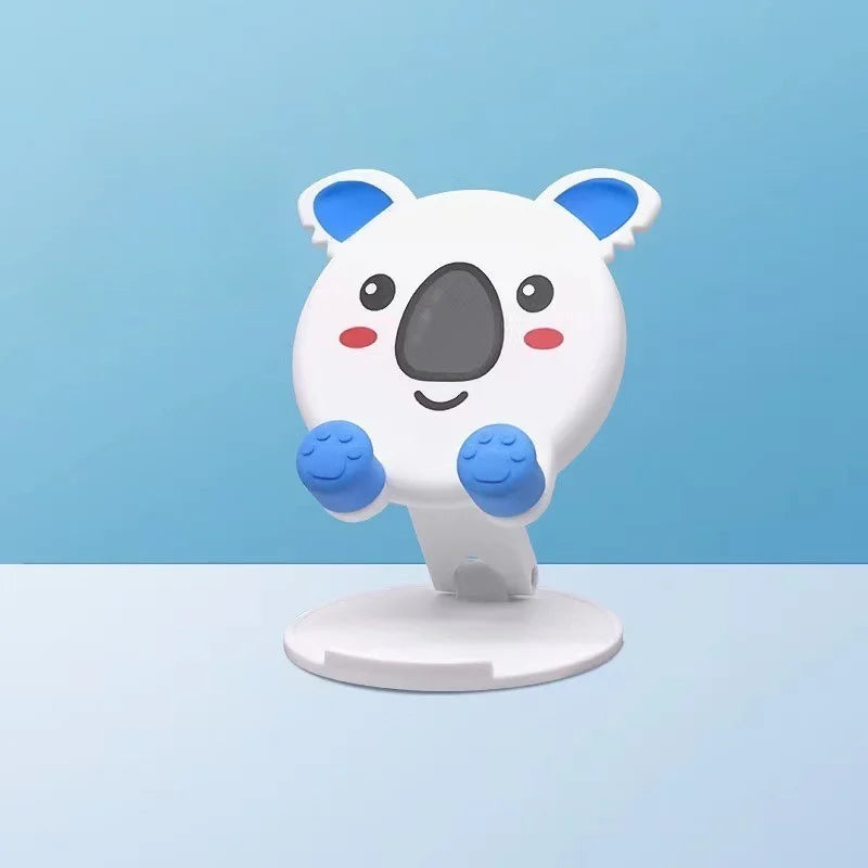 Cartoon Cute Folding Portable Multi Functional Phone Stand with Adjustable Lift And Flat Stand,Multiple Patterns to Choose from
