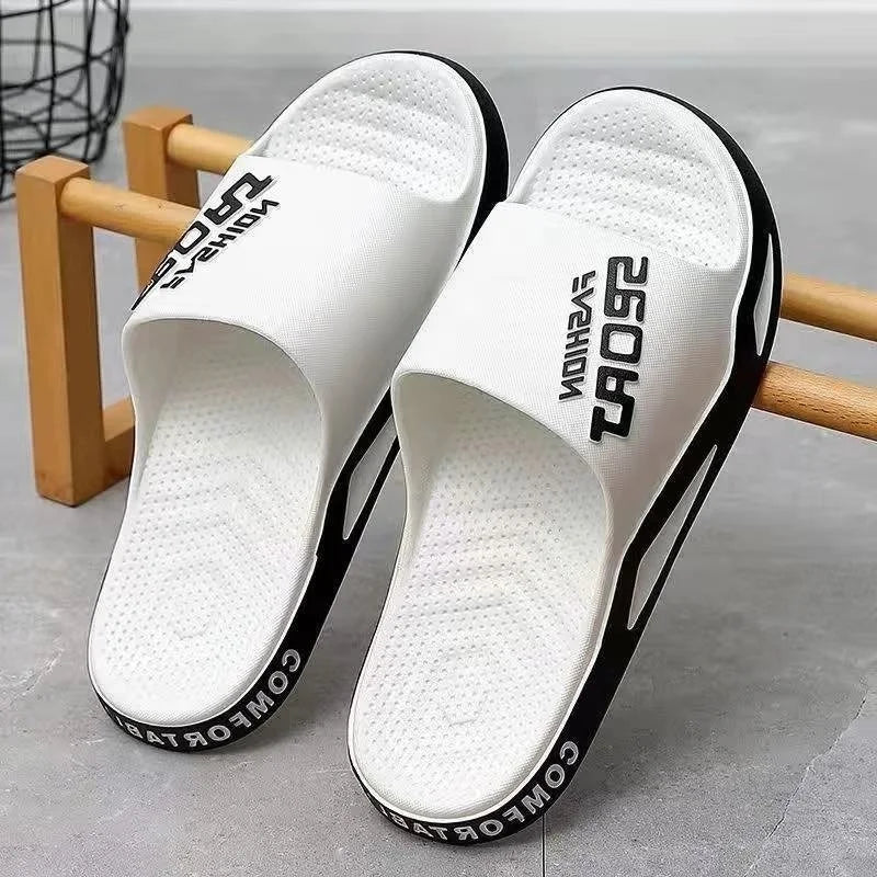Summer Men's Comfortable Outdoor Anti slip Waterproof Beach Shoes Cool Slippers Fashion Casual young sports Soft Sole Slippers