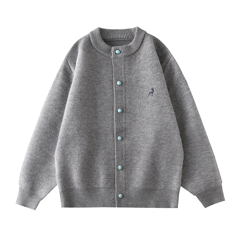 Luxury Man Long-Sleeved Knitwear Single-Breasted Exquisite Pattern Embroidery Autumn Winter New Cardigan Leisure Men's Clothing
