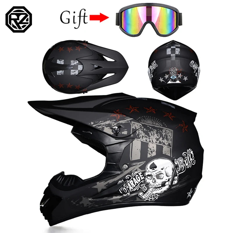 Motorcycle off-road helmet ATV all terrain beach bike full helmet capacity bike DH downhill helmet capacity de moto