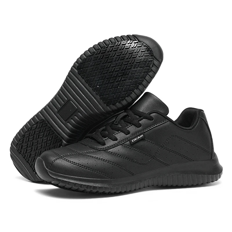 Hotel Chef Shoes Four Seasons Non-Slip Waterproof Oil-Proof Kitchen Work Shoes Light Breathable Outdoor Men's Walking Sneakers