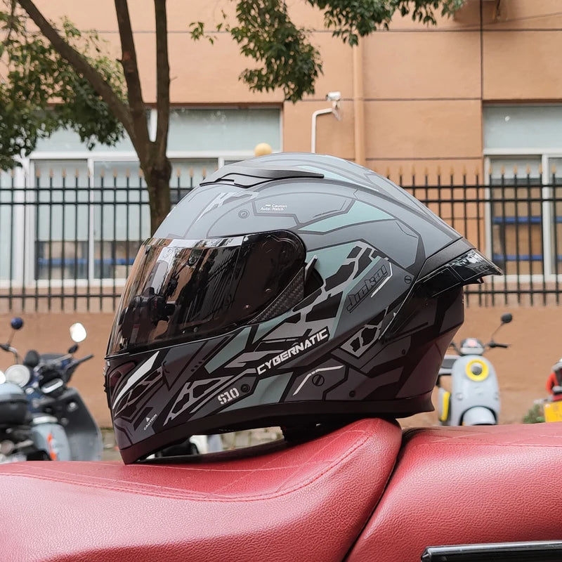 Motorcycle helmet double lens full mask capacete de moto cyclist casco para moto kask helmets
