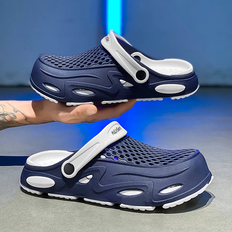 Men's Classic EVA Clogs Breathable Lightweight Anti slip Outdoor Garden Slippers summer New fashion casual soft sole beach shoes