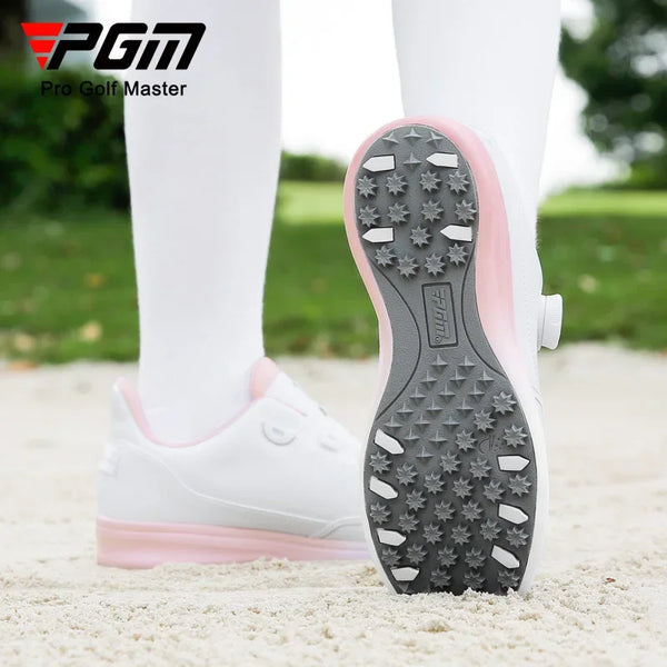 PGM Golf Shoes Waterproof Anti Slip Women Light weight Knob Comfortable Sports Sneakers XZ312
