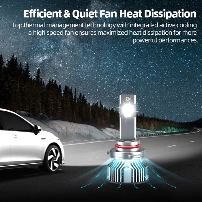 OSRAM LEDriving HL Premium New Gen H7 YXZ LED Car Head Light 90W 9000lm High Lumens 6000K White LED Auto Bulbs G5210CW, 2X