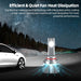 OSRAM LEDriving HL Premium New Gen H8 H11 H11 YXZ LED Car Lamps 90W 9000lm High Lumens 6000K White Auto Fog Bulbs G6211CW, 2X