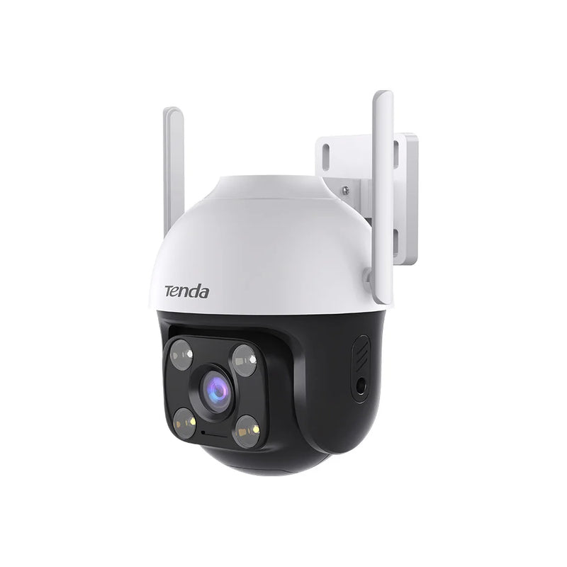 កាមេរ៉ា Tenda 4MP ក្រៅផ្ទះ Wi-Fi Pan/Tilt CH7-WCA ពណ៌ពេញ 360° ចក្ខុវិស័យពេលយប់ AI ការរកឃើញចលនា សំឡេងរោទិ៍ឆ្លាតវៃ