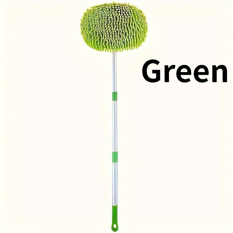 1PC Upgrade Three Section, Telescopic Car Washing Mop, Super Absorbent, Car Detailing Cleaning Mop, Window Wash Tool