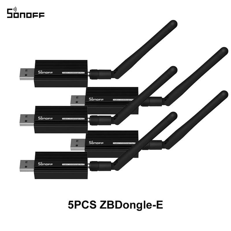 1-5PCS SONOFF ZBDongle-E Wireless Zigbee Gateway Analyzer Zigbee2MQTT USB Interface Capture ZHA Support SONOFF ZigBee Devices
