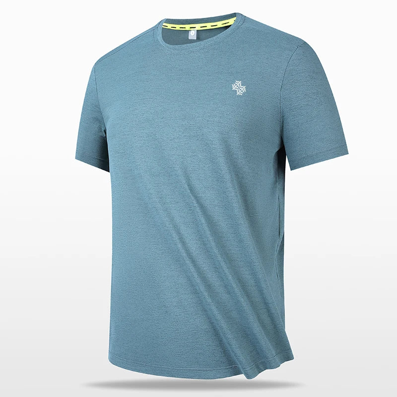 2026 Compression T Shirt Men Summer Sportswear Running T-shirt Elastic Quick Dry Sport Tops Tee Athletic Gym Workout Shirts Men