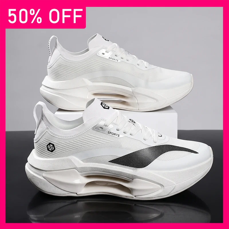 Unisex Sneakers High Quality Mesh Lightweight Comfortable Outdoor Casual Walking Marathon Sports Breathable Running Shoes Man