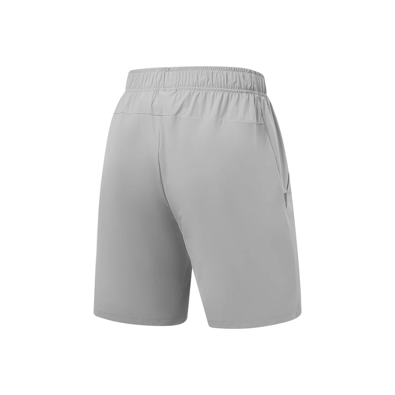 ខោខ្លីហាត់ប្រាណបុរស Li-Ning ប្រភេទប៉ាក់ LN DRY 79% Polyamide 21% Elastane ទំហំធម្មតា បាត LiNing សម្រាប់ហាត់ប្រាណ ដែលអាចដកដង្ហើមបាន AKYW041