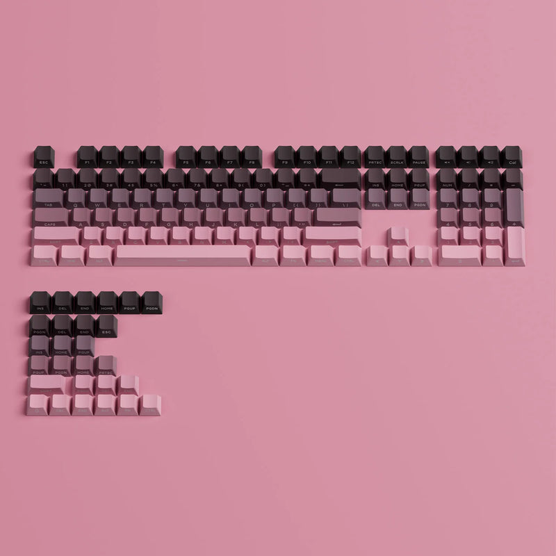 Akko Side Printed Gradient Keycap Set Cherry Profile Double Shot PBT 135-Key Keycaps for MX Switches Gamer Mechanical Keyboard