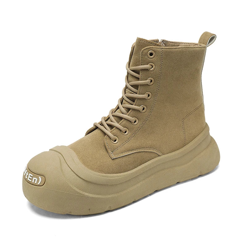 Men's Boots Autumn and Winter Soft-Sole Non-Slip Casual Boots Fashion Joker Outdoor Boots Youth Comfort Plus Size Tooling Boots