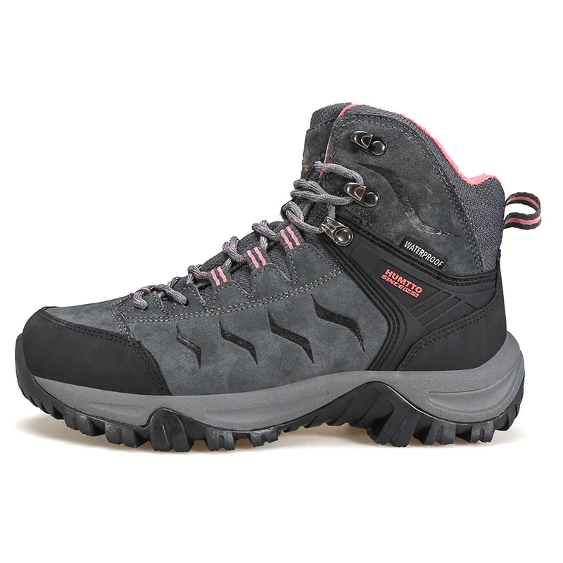 HUMTTO Hiking Shoes for Women Waterproof Sports Climbing Trekking Woman Boots New Luxury Designer Winter Outdoor Womens Sneakers