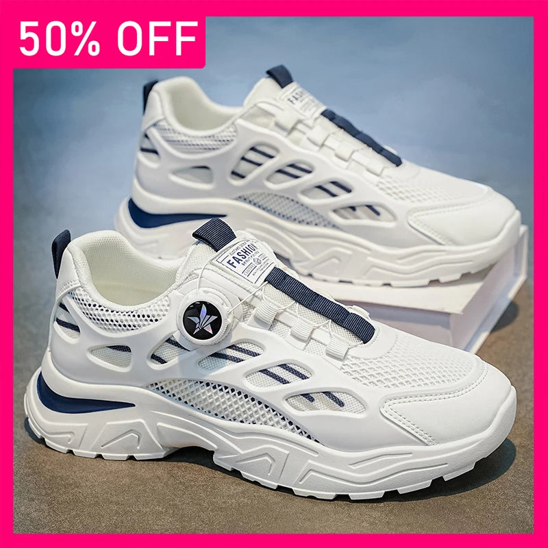 Men Sports Shoes Breathable Lightweight Thick Soled Cushioning Comfort Versatile Outdoor Running Non Slip Sports Shoes for Men
