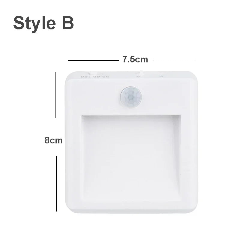 LED Night Lamp Wireless Motion Sensor Light US EU UK AU Plug Sensor Night Lamp Dimmable Lights for Bedroom Corridor Lighting
