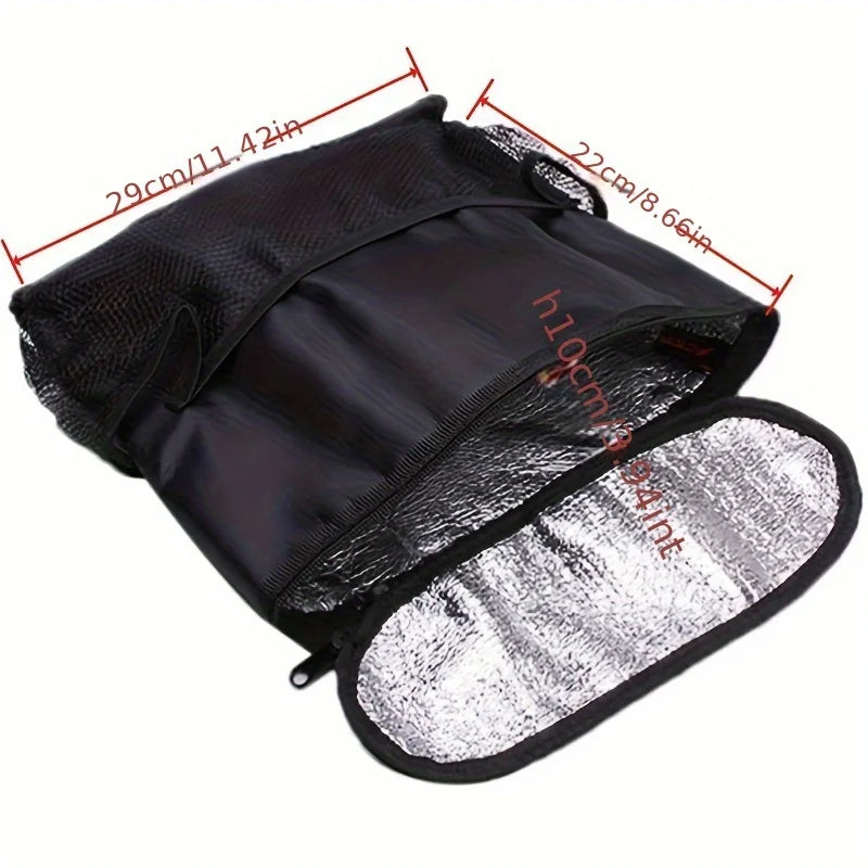 1pc Auto Seat Back Multi-Pocket Ice Pack Bag,Hanging Organizer Collector Storage Box Car Interior Accessories,Car Organization.