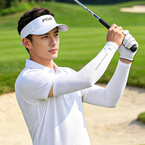 PGM Men's Golf Sunscreen Sleeves for Summer Cool and Breathable Outdoor Cycling Sunscreen Sleeves XT012