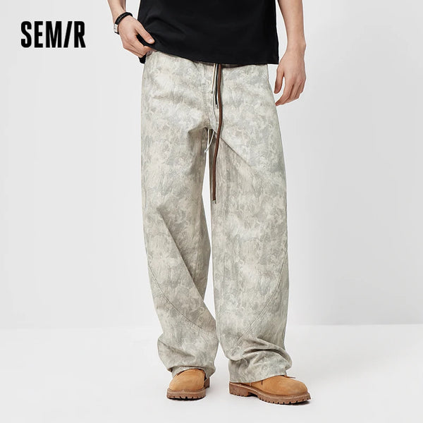 ខោខូវប៊យបុរស Semir Camouflage 2026 បោះពុម្ព 3D កាត់រលុង ស្ទីលទីក្រុង សាមញ្ញ ទន់ មានផាសុកភាព ពាក់ប្រចាំថ្ងៃ ទាន់សម័យ