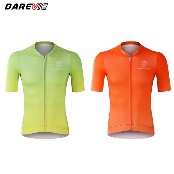 សម្លៀកបំពាក់ជិះកង់បុរស DAREVIE អាវយឺត Maillot ស្រូបយកសំណើម PRO Level សម្រាប់បុរស SPF 40+ ស្ងួតលឿន ទន់ស្រាល