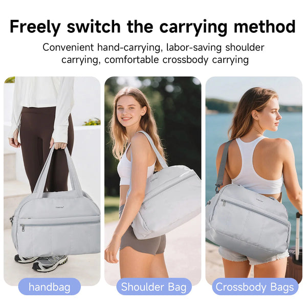 Tigernu Women Tote Bags Large Capacity Handbag Female Bags Lightweight Travel Duffle Bag Large Capacity Storage Luggage Handbag