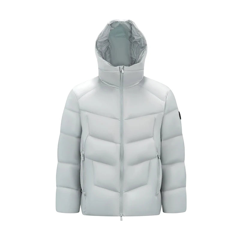 Semir Men Down Jacket Modern Style Lightweight Hooded 90 Percent Goose Down Water Repellent 2026 New Winter Daily Wear