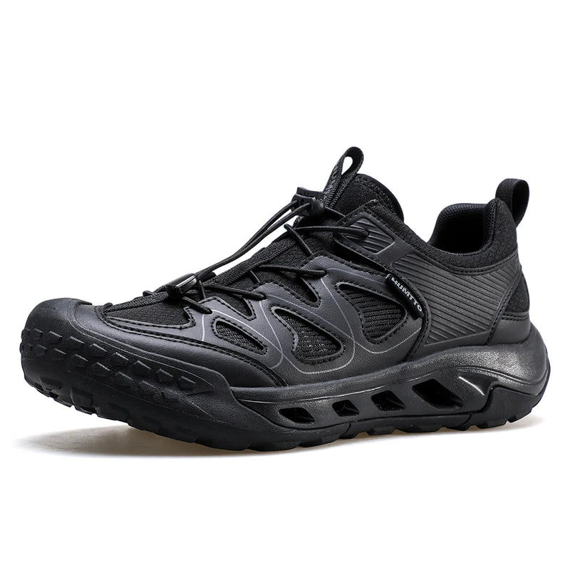 HUMTTO Quick Drying Outdoor Sneakers Summer Trekking Barefoot Shoes for Men Lightweight Hiking Shoe Man Breathable Beach Sandals