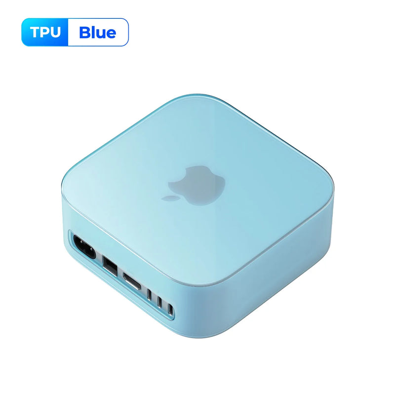 ORICO Mini Case for Mac Mini M4/M4 Pro is an easy-to-install  wear-resistant waterproof silicone case