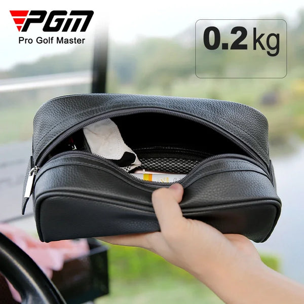 PGM Men's Golf Handbag Large Capacity Storage Bag Black SOB012