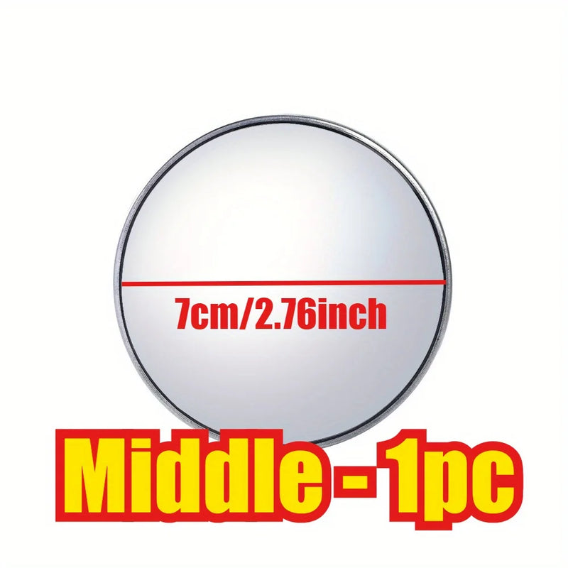 SEAMETAL 1/2pcs Car Reaview Blind Spot Mirror Wide Angle Round Convex Side Mirrors Rear View Mirrors for Truck Car Accessories