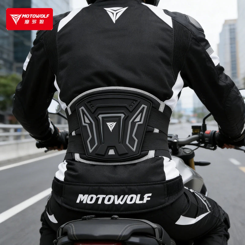 ខ្សែក្រវ៉ាត់ចង្កេះម៉ូតូ MOTOWOLF ការពារការធ្លាក់ ការពារក្រលៀន ងាយស្រួលពាក់ពេលជិះលើផ្លូវលំបាក