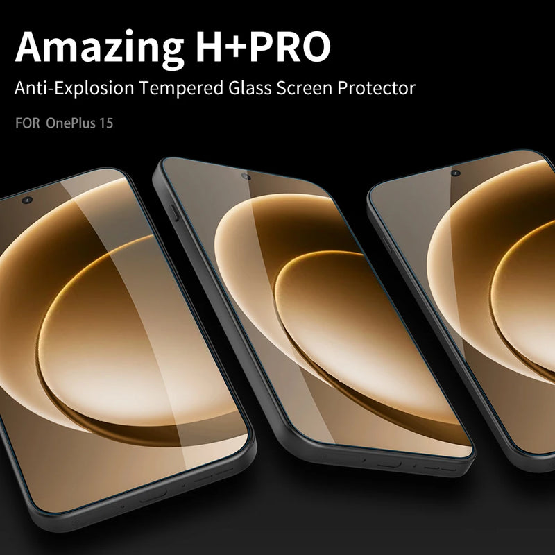 NILLKIN For OnePlus 15/16 Screen Protector Film H+Pro HD Clear Tempered Glass Film For One Plus 16/15 Phone Film