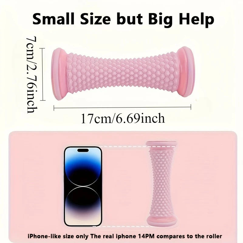 1pc massager, flat sole foot massage roller trainer, manual muscle relaxation tool, suitable for yoga and arch support，massager