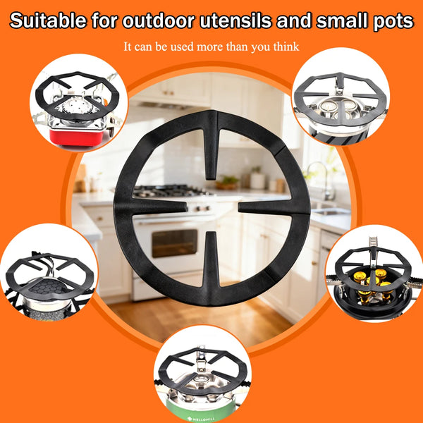 1PC Pot Holder Pot Stove Stand Heat Resistant Gas Range Burner Grate Non Slip Gas Hob Rack For Restaurant Cookware