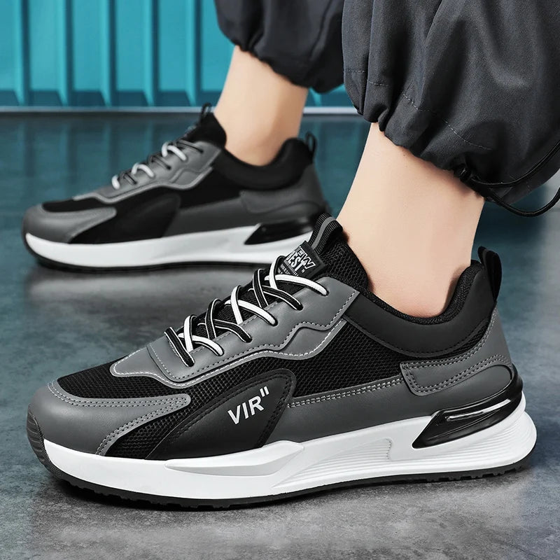 Men's shoes four seasons new breathable light soft sole mesh casual sports shoes outdoor running shoes fashion students sneakers