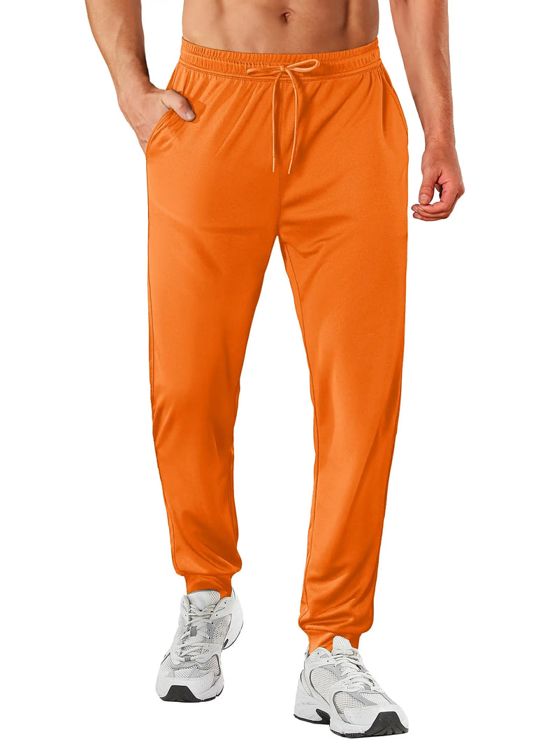 TACVASEN Lightweight Sport Pants Mens Quick Dry Elastic Waist Running Pants Outdoor Gym Workout Athletic Pants Sweatpants Jogger