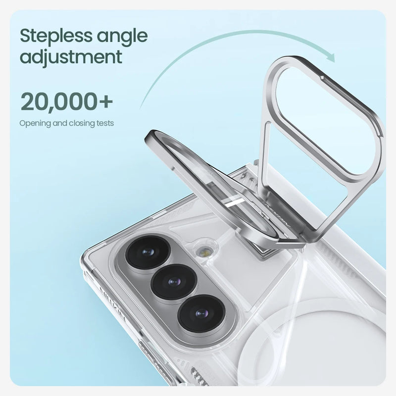 NILLKIN For Samsung Galaxy Z Fold 8 Ultra Magsafe Case Iceblade Prop With Camera Holder Magnetic Back Cover for Fold8 Ultra Case
