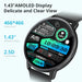 COLMI i31 Smartwatch 1.43'' AMOLED Display 100 Sports Modes 7 Day Battery Life Support Always On Display Smart Watch Men Women