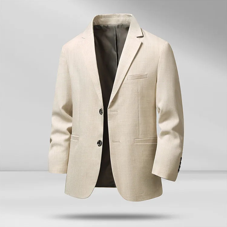 Men's Slim Fit Casual Blazer Stretch Anti-Wrinkle Suit Jacket Notch Lapel Business Daily Coat