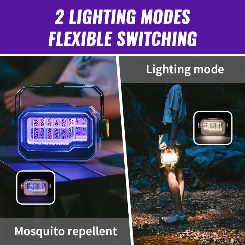 Naturehike Camping Electric Shock Mosquito Killer Lamp Outdoor Lighting Fixtures Summer Bug Zapper Type - C Pest Control LIght