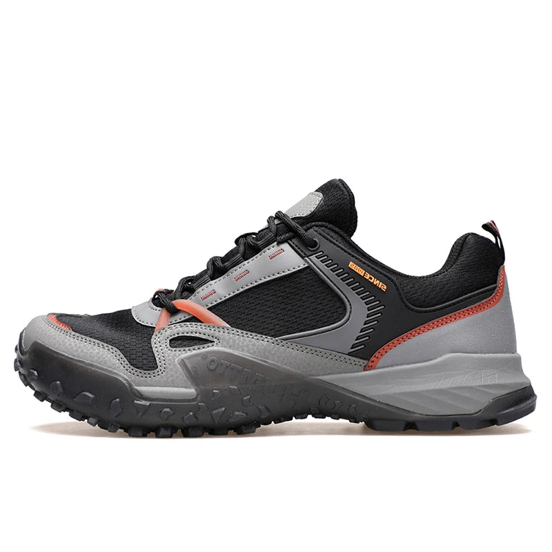 HUMTTO Summer Men's Sneakers Breathable Trail Shoes for Men Luxury Designer Sports Hiking Boots Man Outdoor Trekking Sneaker