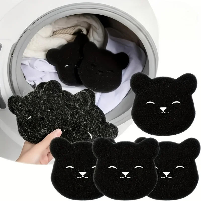 5pcs Reusable Pet Hair Cleaning Sponges, Effectively Prevent Clothing Tangles,Capture Lint, Hair, Easy to Clean, Durable.