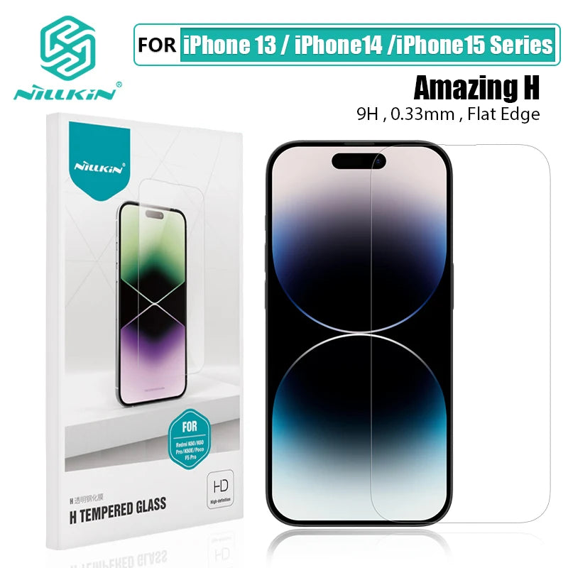 NILLKIN For iPhone 15 Pro Max Screen Protector For iPhone 14 Pro Max CP+Pro /H+ProTempered Glass for iPhone 13 Pro/13 Pro Max