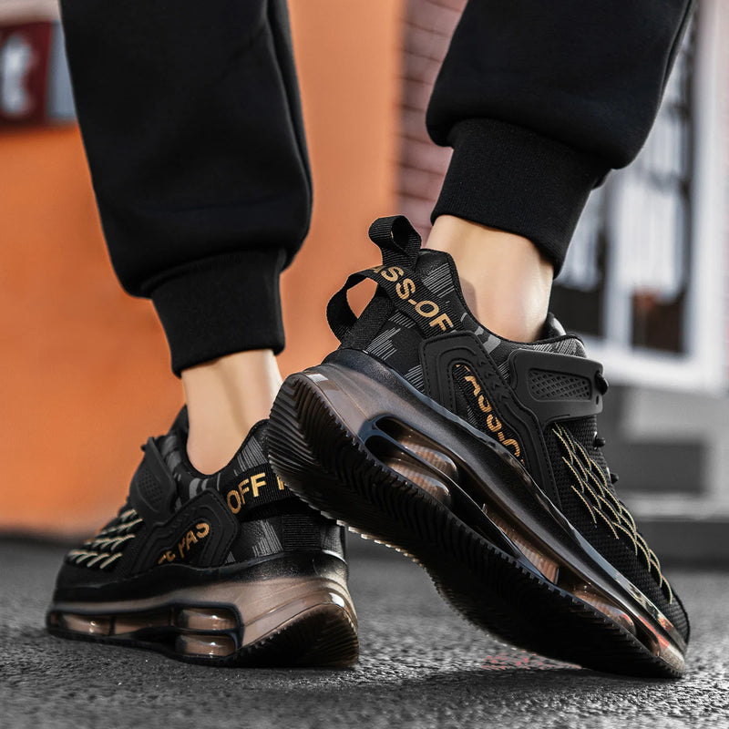 Men's Casual Sneakers Spring Summer New Breathable Light Racing Outdoor Running Shoes Soft Sole Wear-Resistant Speed Sports Shoe