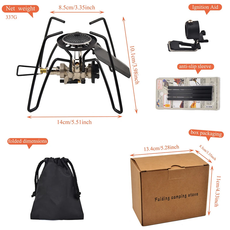 Outdoor Spider Stove   Folding Lightweight Portable Stainless Steel Stove Burner For Tourist Picnic Hiking Survival Tool