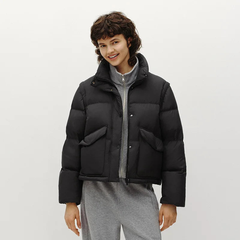 Semir Women Down Jacket 90 Percent Down Fill 2026 Winter Cold Weather Everyday Style Outdoor Layer Warm Insulation