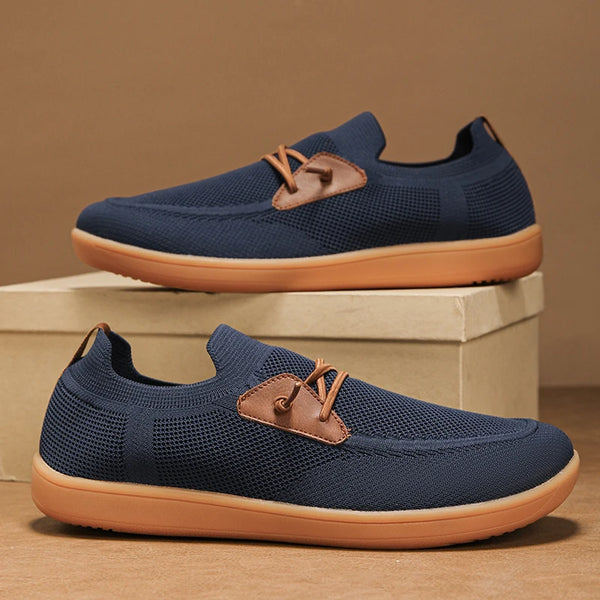 Mens Big Size Flat Wide Toe Shoes 49 50 51 52 53 54 Barefoot Comfort Minimalist Zero Drop Summer Breathable Slip-on Mesh Shoes