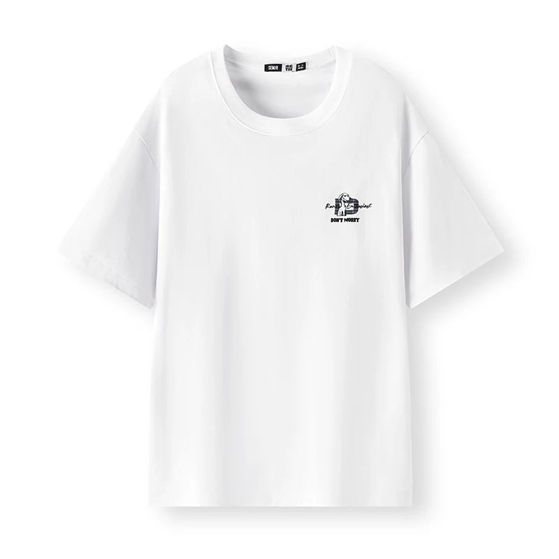 Semir Mens Tshirt 2026 American Style Cute Animal Printed Antibacterial New Arrival Casual Soft